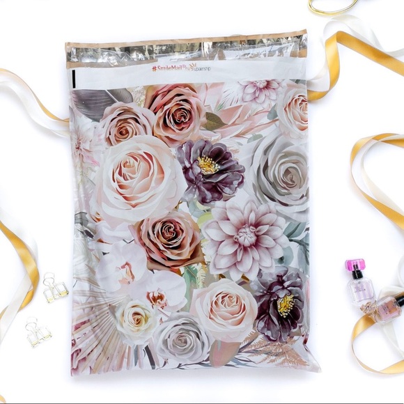 Boho Floral 10x13 Poly Mailers 25 Pack - Picture 6 of 7